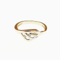 Zlatý dámsky prsteň DP-778