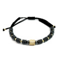 Zlatý šnúrkový náramok DN-887