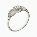Strieborný prsteň SDP-760
