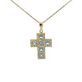 Zlatý prívesok krížik PK-60