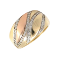 Dámsky zlatý prsteň DP-2527