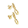 Zlaté dámske náušnice NN-7