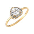 Zlatý dámsky prsteň DP-1084