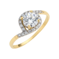 Dámsky zlatý prsteň DP-2395 Dámsky zlatý prsteň DP-2395