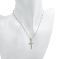 Zlatý prívesok krížik PK-424 Zlatý prívesok krížik PK-424