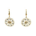 Zlaté visiace náušnice NV-489