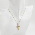 Zlatý prívesok krížik PK-453