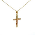 Zlatý prívesok krížik PK-27