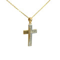 Zlatý prívesok krížik PK-416 Zlatý prívesok krížik PK-416