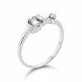Strieborný prsteň SDP-702