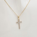 Zlatý prívesok krížik PK-306