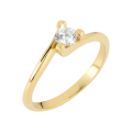 Zlatý dámsky prsteň DP-559 Zlatý dámsky prsteň DP-559