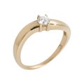 Dámsky zlatý prsteň DP-182