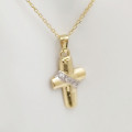 Zlatý prívesok krížik PK-63