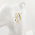 Zlaté náušnice kruhy NK-395 Zlaté náušnice kruhy NK-395