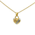 Zlatý prívesok srdiečko P-616