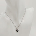 Strieborný prívesok srdce P-470
