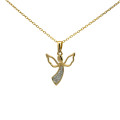 Zlatý prívesok anjel P-532