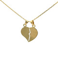 Zlatý prívesok srdiečko P-619
