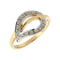 Zlatý dámsky prsteň DP-351