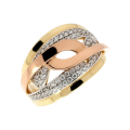Dámsky zlatý prsteň DP-2073