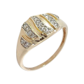 Dámsky zlatý prsteň DP-177