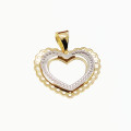 Zlatý prívesok srdiečko P-415