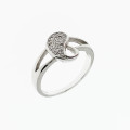 Strieborný prsteň SDP-436