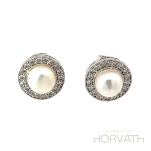 Strieborné šróbovacie náušnice Produktová skupina: Strieborné šróbovacie náušnice